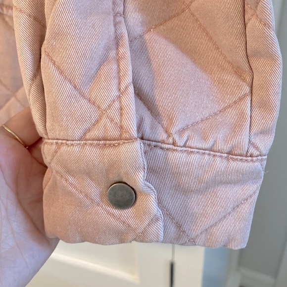 Pink quilted barn jacket - Picture 3 of 5